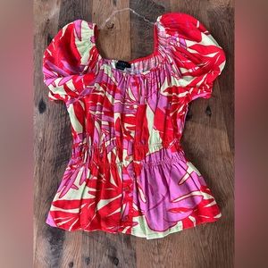 Sanctuary Easy Faux Button Top NWOT